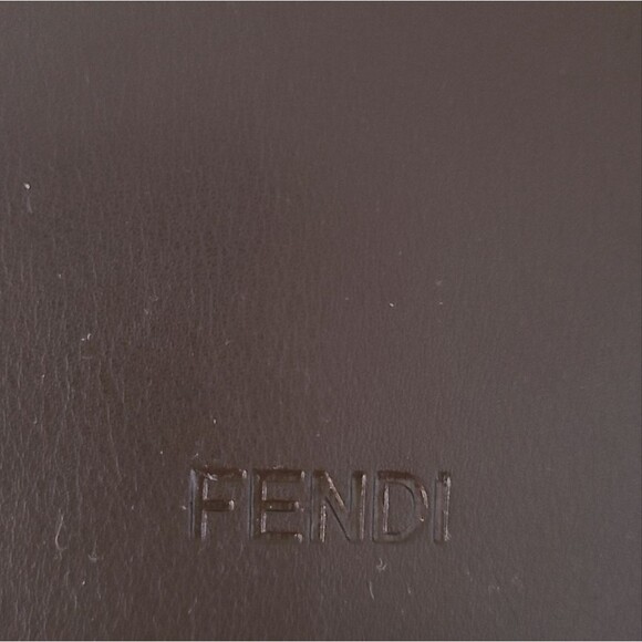 fendi sunglasses eyeglasses dark chocolate brown case - Picture 4 of 5